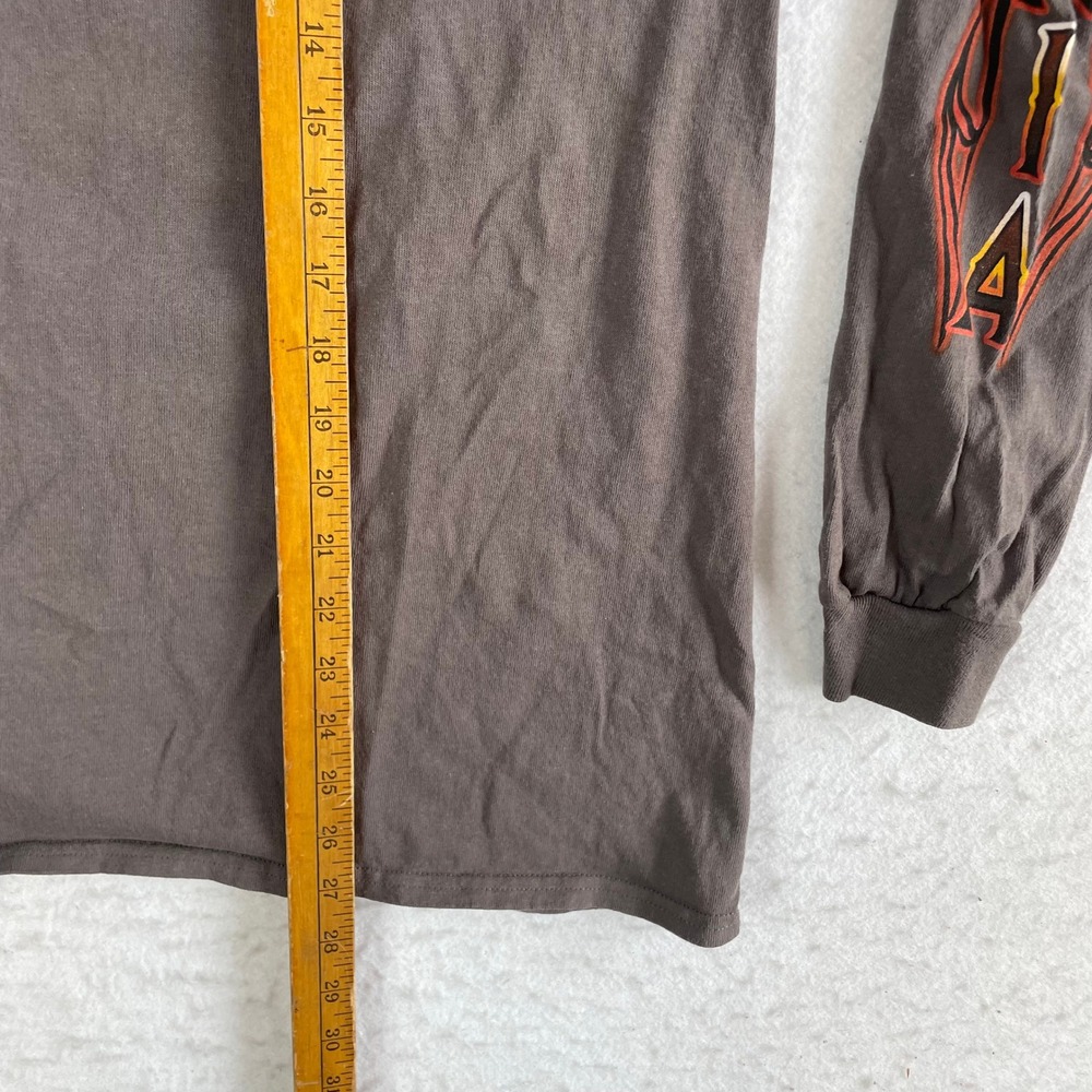 Delta Long Sleeve Shirt Mens Large Gray Laconia Bike Week 2019 Graphic Biker Tee - Picture 6 of 6